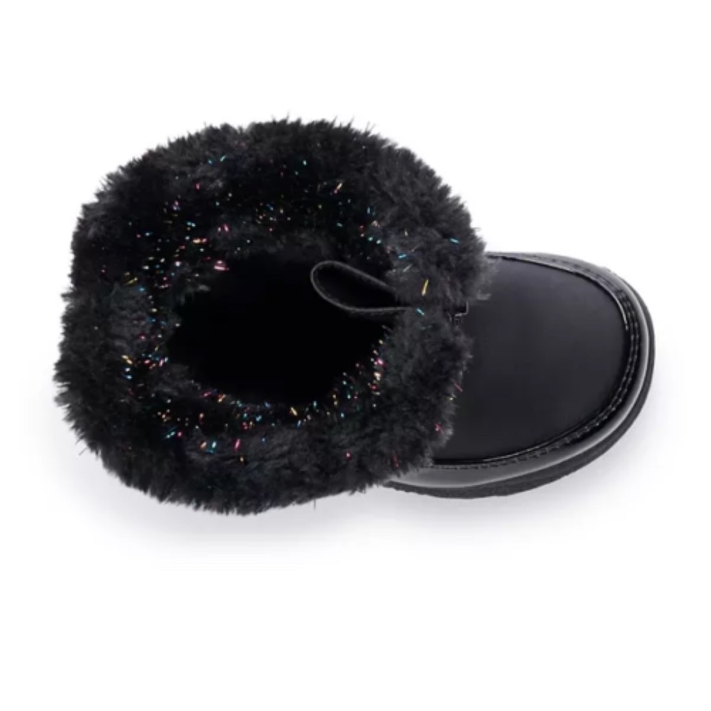 Host Pick! totes Allison Toddler Girls Sparkle, Waterproof Winter Boots 6T - Picture 3 of 9